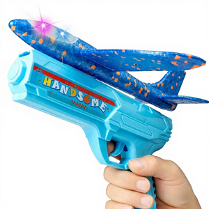 Lanceur d'avion, Avion planeur en mousse LED à <span class=keywords><strong>catapulte</strong></span>, Meilleure vente 2026, <span class=keywords><strong>Jeu</strong></span> <span class=keywords><strong>de</strong></span> vol extérieur pour enfants, Cadeau éducatif - Product Image 1