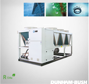 Unité de pompe à chaleur à vis refroidie par <span class=keywords><strong>air</strong></span> Dunhambush DB 80-472RT avec échangeur de chaleur haute efficacité de type V - Product Image 3