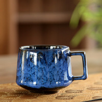 Tasse à café en céramique de luxe four glaçure tasse service à thé américain après-midi porcelaine matériel en gros chaud froid thermique