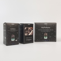 Boîte cadeau en papier noir mat de luxe avec logo personnalisé, boîte d'emballage pour diffuseur d'aromathérapie intelligent, boîte pour parfum de voiture, appareil électronique