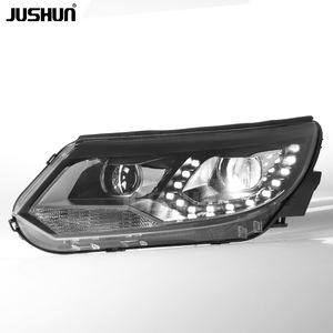 Faros LED JUSHUN para Volkswagen <span class=keywords><strong>Tiguan</strong></span> 2013-2016, Actualización de Faros Delanteros LED con Luces de Circulación Diurna, Venta al Por Mayor de Fábrica - Product Image 4