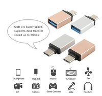 Adaptador de carga rápida a C Bloqueador DE DATOS USB Escudo DE DATOS USB Proteger el teléfono inteligente de la estación de carga pública Artículos promocionales
