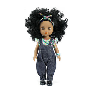 All'ingrosso 14 pollici bambola di musica personalizzata bambola nera stile africano americano testa, ragazza nera Reborn Baby Doll - Product Image 3