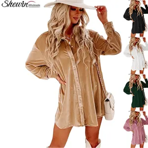 Shewin Wholesale New Arrivals Fashion Boutique Clothing Sexy Casual Women Dresses
