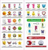 W079 Vente en gros de veilleuse LED en forme de champignon de dessin animé, commande par interrupteur, lumière blanche chaude, lampe de nuit pour enfants, chambre d'enfant, design moderne