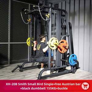 Máquina de gimnasio multifuncional al por mayor: Jaula de potencia, rack de sentadillas, máquina Smith, cable cruzado para culturismo, entrenamiento en casa de acero. - Product Image 5