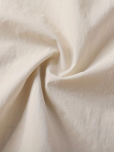 Dropshipping Conjunto de pantalones cortos casuales cómodos de color sólido-Poliéster suave, diseño elegante con cordón, ajuste relajado, lavado a mano - Product Image 6