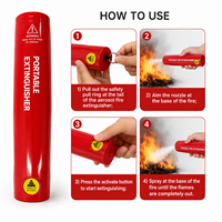 Extincteur aérosol portable, mini unité de suppression d'incendie pour la maison et la voiture, prise en charge du logo personnalisé OEM