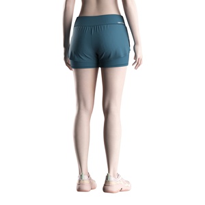 Shorts 2-en-1 Premium pour <span class=keywords><strong>femme</strong></span> avec culotte intégrée et ourlet fendu extérieur pour la course à pied et la <span class=keywords><strong>randonnée</strong></span> - Product Image 5