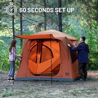 Tente Pop-Up portable résistante aux intempéries, installation facile et instantanée en 60 secondes, gazebo Pop-up pour 4 personnes