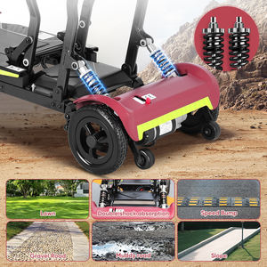 Trottinette Electrique 4 Roues T300C 13kg Scooter de mobilité en carbone pour handicapés pliable 10AH15AH Autonomie - Product Image 5