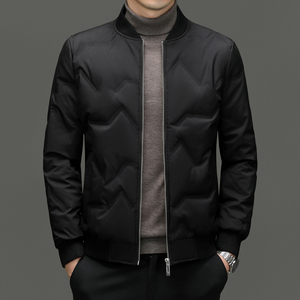 Veste en duvet personnalisée avec impression de rembourrage en graphène pour hommes pour l'hiver - Product Image 2