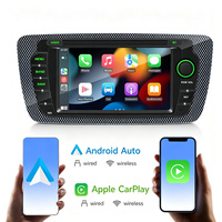 Autoradio Android avec écran tactile de 7 pouces pour SEAT Ibiza, Android Auto intégré, écran IPS, radio FM, navigation GPS, montage sur tableau de bord, MP3