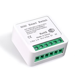 <span class=keywords><strong>Mini</strong></span> Interruptor Inteligente WiFi de 16A para DIY, Relé con Cable Neutro, Automatización con Smart Life y <span class=keywords><strong>Google</strong></span> <span class=keywords><strong>Home</strong></span>, Montaje en Riel DIN para Interruptor Inteligente - Product Image 1