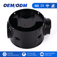 Boîtier de moteur de cardan de drone haute précision, usinage CNC 5 axes, composants structurels de puissance de qualité industrielle, personnalisable OEM