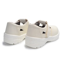 Nouveau Style pas cher blanc 4 trous maille supérieure Esd chaussures de sécurité pour salle blanche chaussures à dissipation statique avec semelle antidérapante