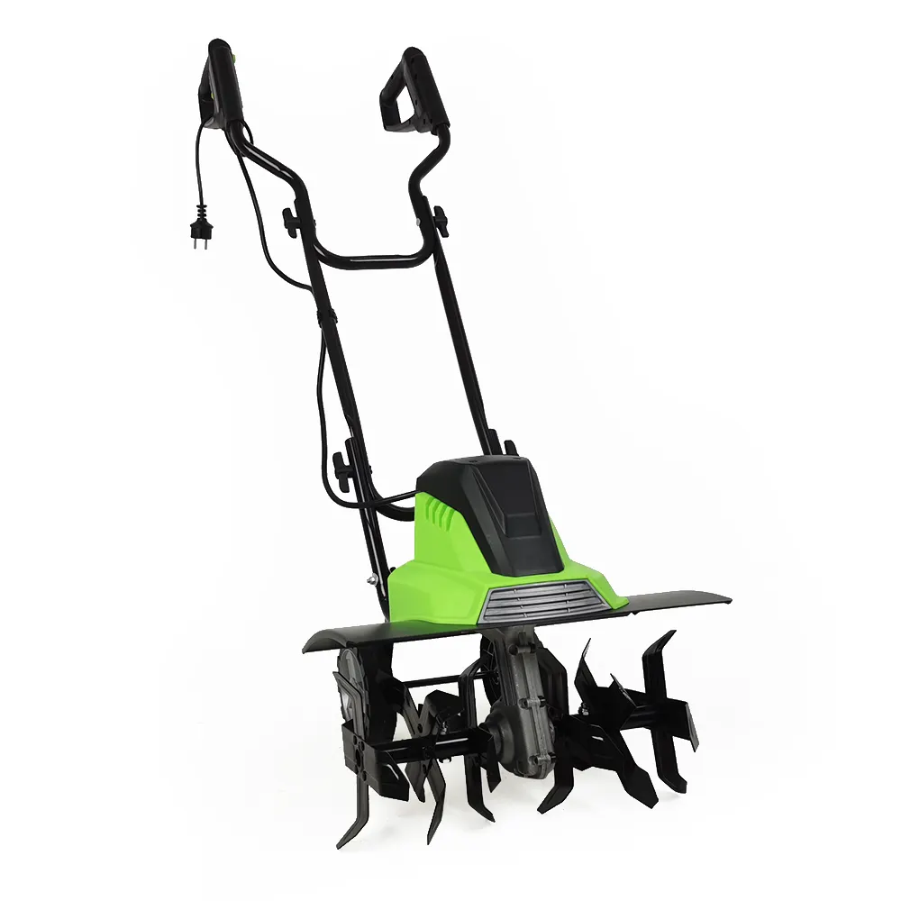 VERTAK 1500W electric hand garden tiller mini 400mm working width 24pcs blade china garden tiller