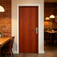 Porte composite imperméable Winwell de haute qualité, finition mate grain de bois, sur mesure pour le marché mondial, porte complète