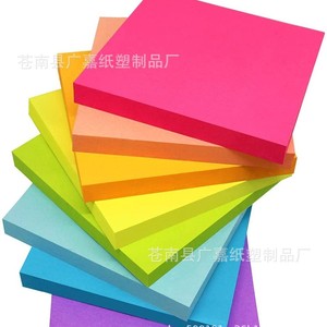 Bán buôn đa màu huỳnh quang biểu tượng tùy chỉnh ghi chú dán | đầy màu sắc tối giản sinh viên Memo Pads | Lưu ý Bộ giấy - Product Image 6