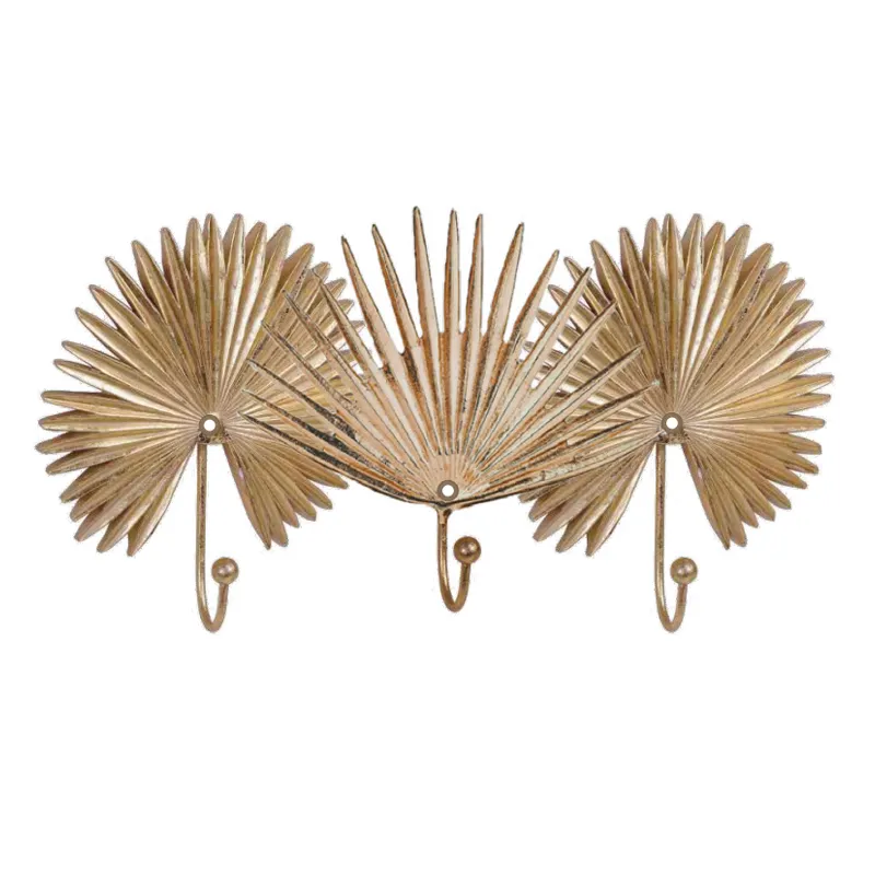 Coat Hanger Key Hooks Creative Design Decorative Metal Wall Hooks Mounted Luxury Gold Rack Clothing Towel Hanger for Home