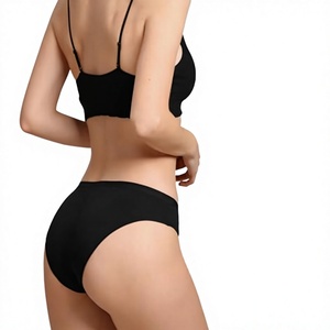 Culottes sans couture pour femmes grandes tailles en soie glacée tricotée, couleur unie, extensibles, respirantes, douces, respectueuses de la peau, confortables pour un usage quotidien - Product Image 3