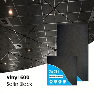 Plaques <span class=keywords><strong>de</strong></span> plafond en plâtre perforées carrées <span class=keywords><strong>de</strong></span> 12 mm, panneaux acoustiques en plâtre, grille en T, 600x600 mm, panneau <span class=keywords><strong>de</strong></span> plafond en PVC - Product Image 3