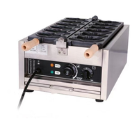 Machine à gaufres Taiyaki en forme de poisson, 220V, usage commercial, longue durée de vie