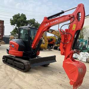 Barato usado Japón Mini excavadora sobre orugas KX165 KX163 KX155 KX135 6Ton Stock de alta calidad en Shanghai - Product Image 4