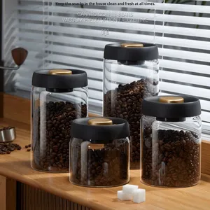Recipiente Hermético para Granos de Café con Sellado al Vacío y Tapa con Marcador de Fecha para Café y Té Frescos - Product Image 2