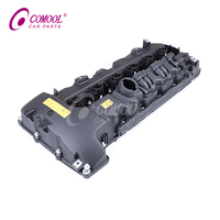 غطاء صمام المحرك COMOOL 11127565284 لسيارات BMW الفئة 1 و3 و5 و6 و7 وX6 وZ4 طرازات E60 وE61 وE71 وE82 وE88 وE89 وE90 وE91 وE92 وE93 وF01 وF02 N54 غطاء رأس الأسطوانة