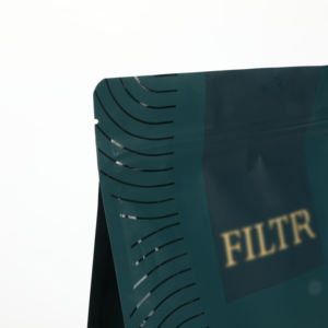 ถุงบรรจุภัณฑ์กาแฟแบบตั้งได้ ก้นแบน ผลิตจากกระดาษคราฟท์ ย่อยสลายได้ พิมพ์ลายได้ตามต้องการ พร้อมวาล์วและซิปล็อค - Product Image 4