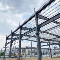 Almacén de Estructura de Acero Multiusos para Granja/Almacenamiento/Taller, Estructura de Acero Duradera con Perfil C/Z