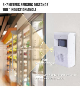 Sonnette automatique à détecteur de mouvement PIR XINHHUI AG-310, sonnette de bienvenue pour magasin, induction infrarouge par <span class=keywords><strong>carillon</strong></span> - Product Image 2