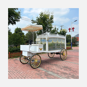Cercueil funéraire électrique personnalisé, remorquable, blanc, pour transport spécial des défunts - Product Image 1