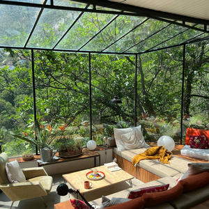 Toit coulissant, verre double vitrage trempé Low-E, design moderne et écologique pour parc et cour - Product Image 5