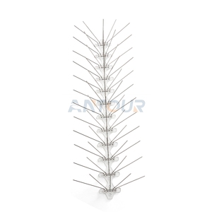 Factory Pest Control Birds Abschreckende Kunststoff basis Edelstahl Thorn <span class=keywords><strong>Anti</strong></span> Bird <span class=keywords><strong>Roosting</strong></span> <span class=keywords><strong>Spikes</strong></span> für Tauben - Product Image 2