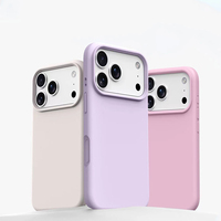 Coque de téléphone en silicone souple avec bouton pour iPhone 18 PROMAX