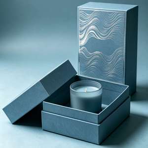 ชุดของขวัญเทียนหอมทำมือสุดหรู บรรจุในกล่องแข็งลายกาแล็กซี่ ปั๊มฟอยล์ทอง ปิดด้วยแม่เหล็ก บรรจุภัณฑ์สั่งทำพิเศษสำหรับใช้ในบ้าน - Product Image 6