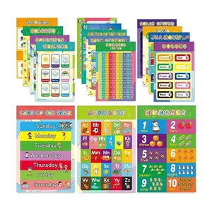 42*28cm educational preschool wall chart toy Montessori decorations wall poster for toddler early learning multi themed poster