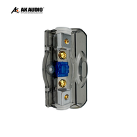 Porte-fusible ANL en ligne 4 canaux classe AB AK-F01 100A 12-36V 10Hz-30kHz pour amplificateur audio de voiture et éclairage LED négatif ATO/ATC