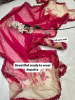 Salwar Kameez Dupatta en tissu lawn imprimé numériquement Iznik, non cousu, pour femme, motif floral traditionnel, coupe ample, longueur au sol