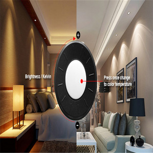 ¡De alta calidad de Mi! Luz 2,4G <span class=keywords><strong>4</strong></span> zona <span class=keywords><strong>LED</strong></span> blanco con Control remoto con rueda giratoria RF inalámbrico 2,4G control de distancia de 30 metros. - Product Image 4