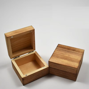 Geschenkte Geschenk box aus Holz Holz Craft Box Mini Schatzkiste - Product Image 5
