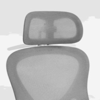 Chaise de bureau ergonomique moderne en maille respirante avec dossier inclinable et verrouillable, cadre blanc, testée pour les salles de personnel scolaire, logo personnalisé