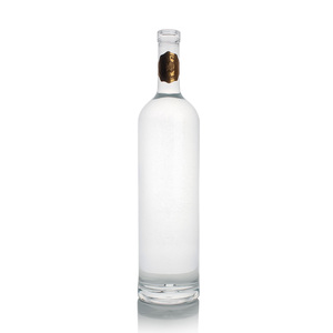 Thanh <span class=keywords><strong>L</strong></span>ịch Cho Bán 375Ml 500Ml 700Ml 750Ml 1000Ml 1L Trong Suốt Whiskey Vodka Rượu Thêm Đá Vạt Chai Thủy Tinh Với Nút Chai Có Nắp Đậy - Product Image 4
