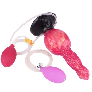 Wholesale Inflatable Squirting <b>Dildo</b> Anal Plug Prostate Sex Toy for Men Women Dog Knot <b>Dildos</b> Anus Vagina Female Masturbator - Product Image 1