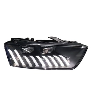 For 13-18 Q3 Modified 12V 50W <b>LED</b> <b>Headlight</b> Assembly Scanning Welcome Daytime Running Light Flowing Turn Signal Lens 12v <b>LED</b> Hea - Product Image 1