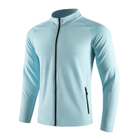 Vêtements d'équitation à séchage rapide avec logo personnalisé, sous-vêtements respirants pour cavalier, haut à manches longues pour homme avec fermeture éclair