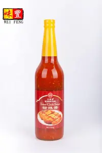 Chili Sauce HALAL HACCP Certification OEM Factory Garlic Red Color Thai Style Hot Sweet Chilli Sauce 700g 500g Chili Sauce