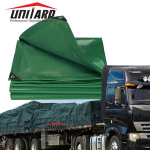 Bâche en vinyle robuste couleur verte 8 'X 10' bâches en PVC 18 oz couverture de bâche étanche pour auvent, couverture de camion - Product Image 1